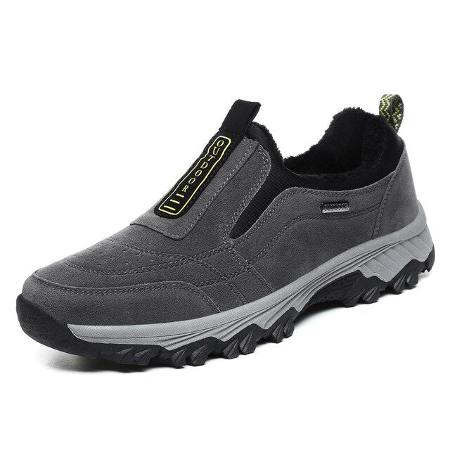 Mingpinstyle Winter New Vulcanized Mountaineering Warm Men Shoes Large Shoes Sneakers Anti Slip Keep Warm Cotton Men's Shoes