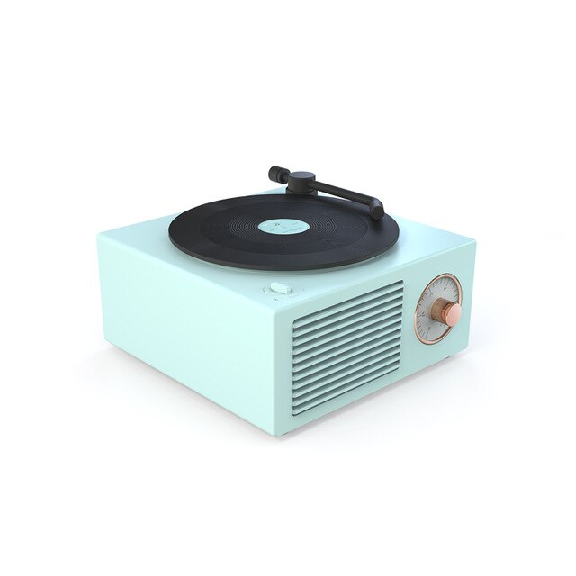 Retro record player wireless Bluetooth mini speaker mini home loud volume nostalgic mobile phone with subwoofer Decoration