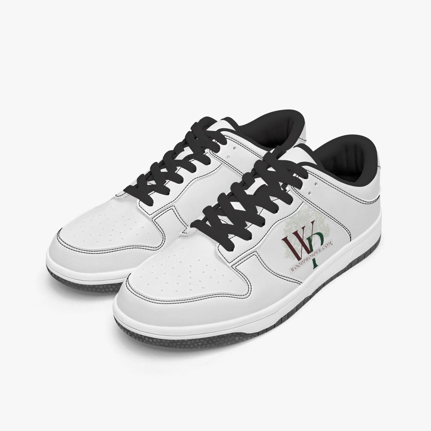 Wood Prosper Low-Top Leather Sneakers