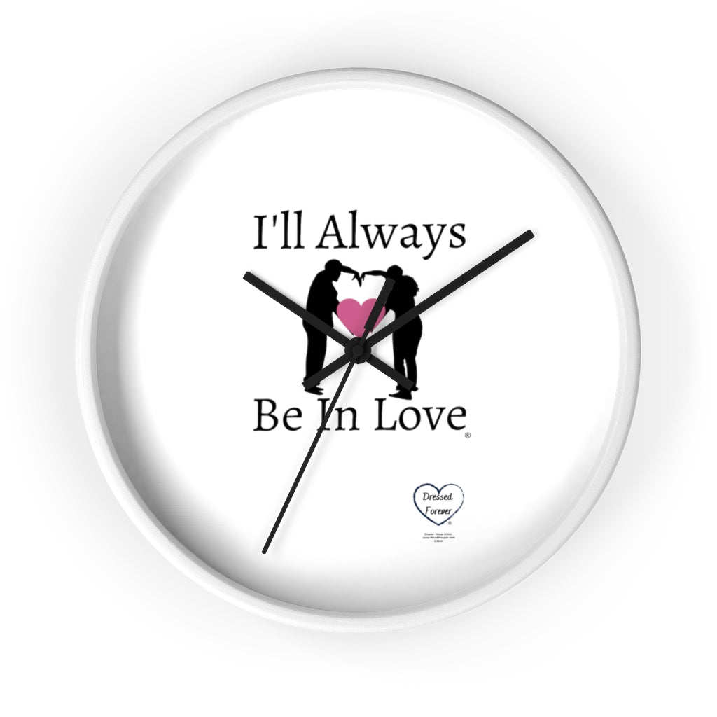 Dressed Forever Wall clock