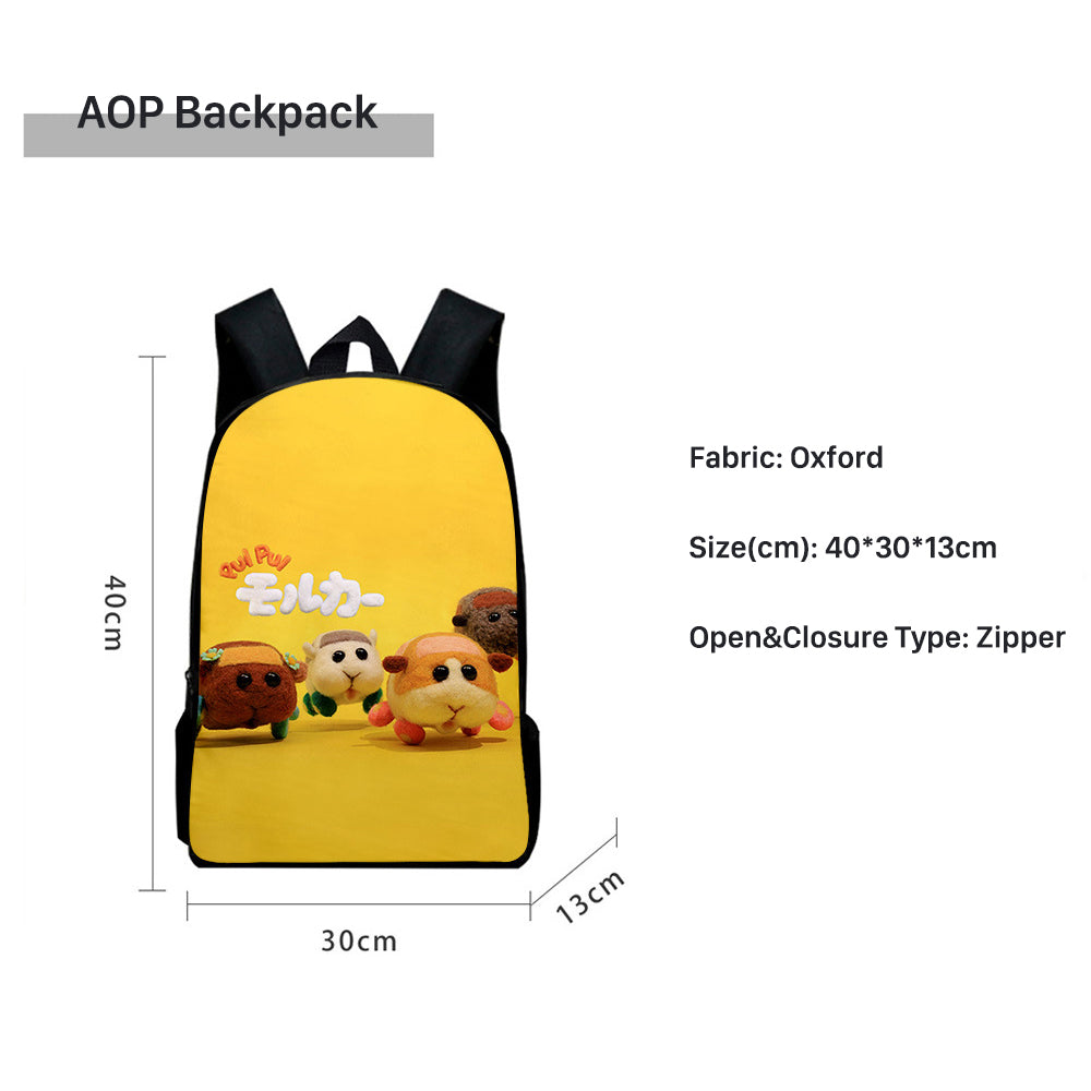 Pencil Design Bookbag Set (3pcs)