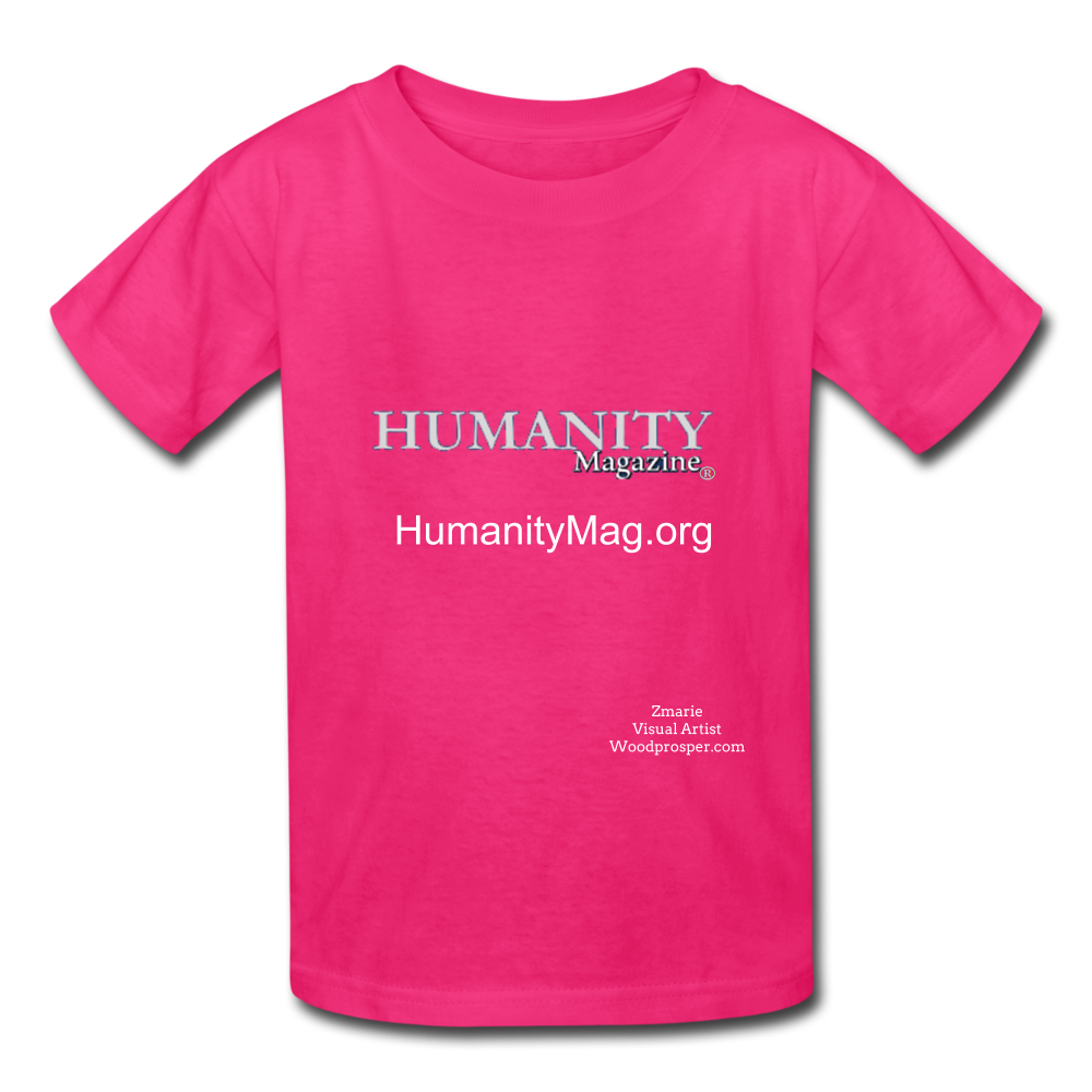 Humanity Magazine Kids' T-Shirt - fuchsia