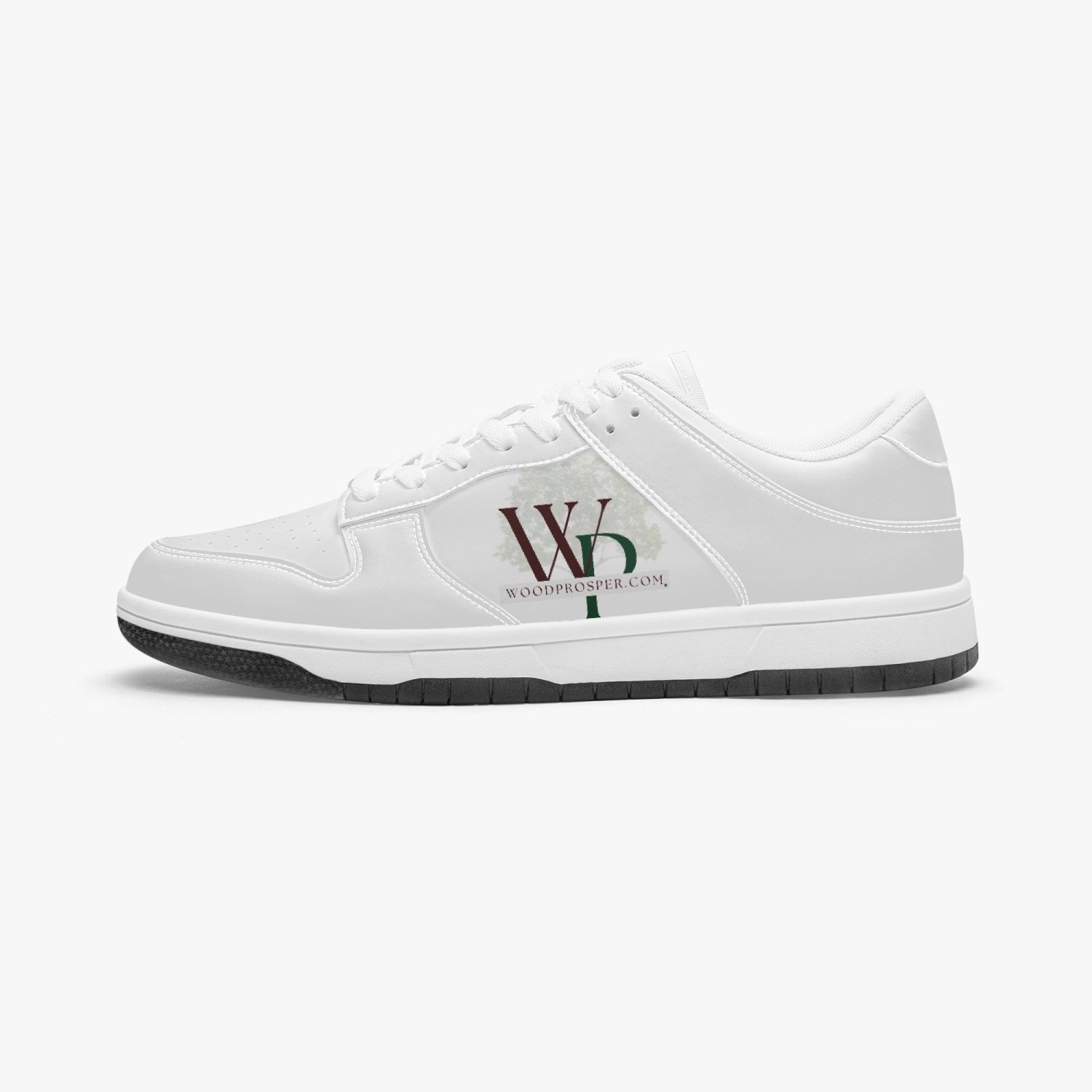 Wood Prosper Low-Top Leather Sneakers