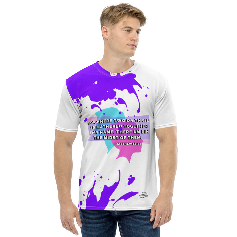 Matthew 18:20 Men's T-shirt