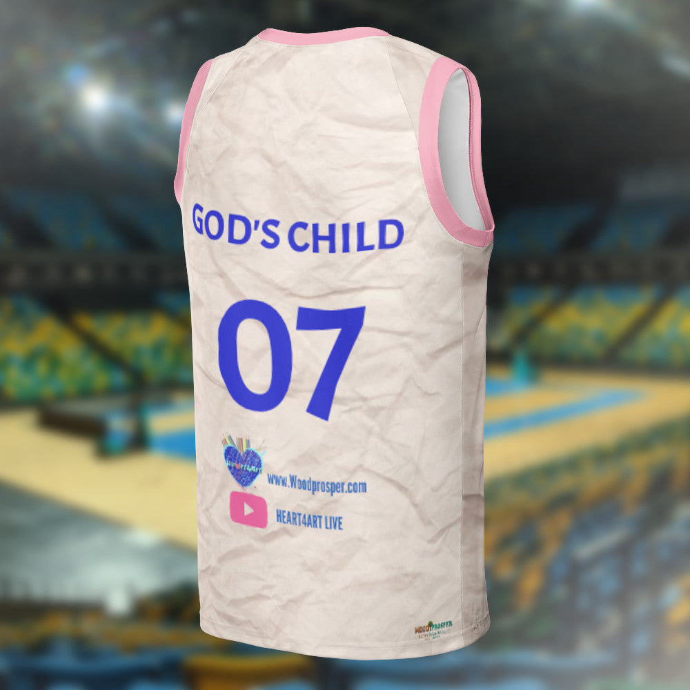 Heart4Art Pink Liner AOP Jersey Tank Top