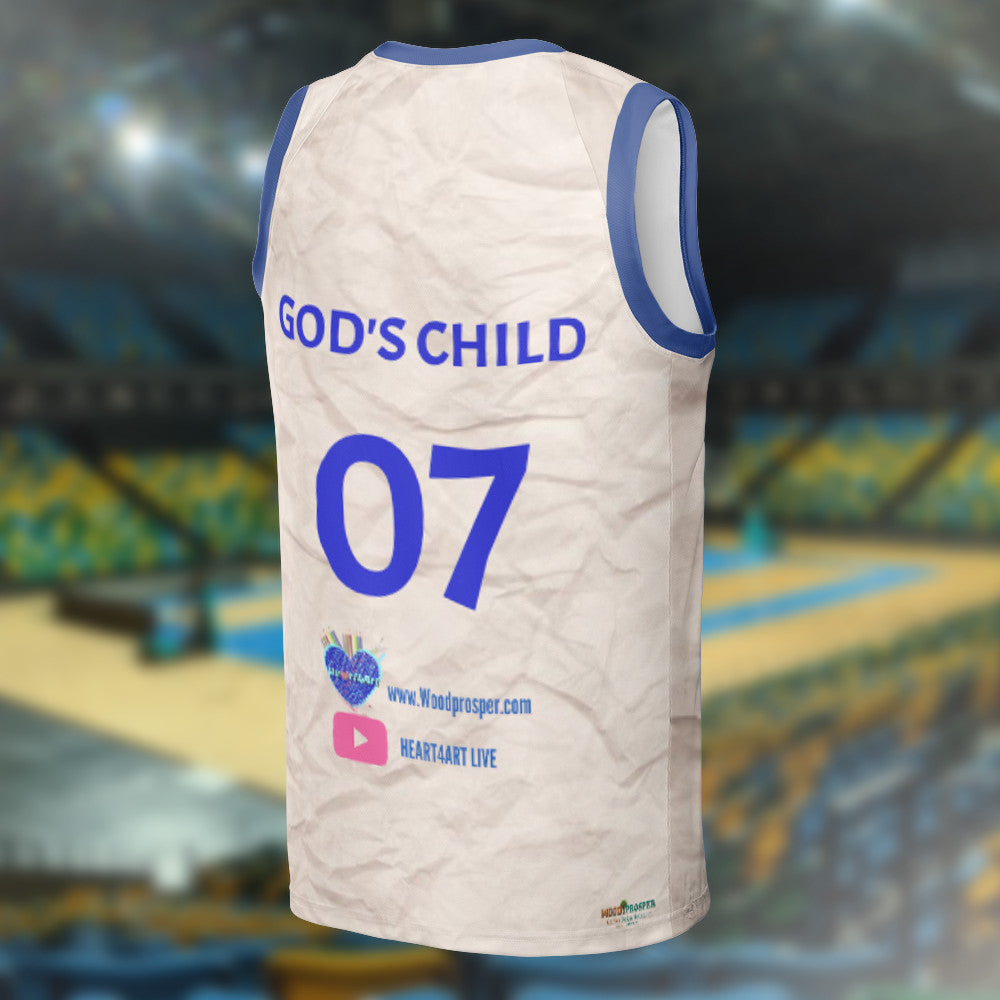 Heart4Art Blue Liner AOP Jersey Tank Top