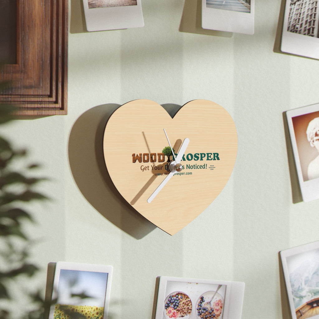 Wood Prosper Fun Wall Clock