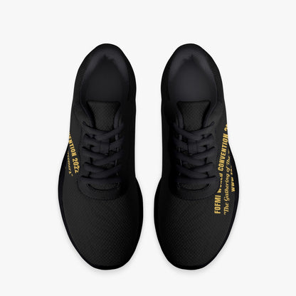 FOFMI World Convention 2022 Lifestyle Mesh Running Shoes - Black