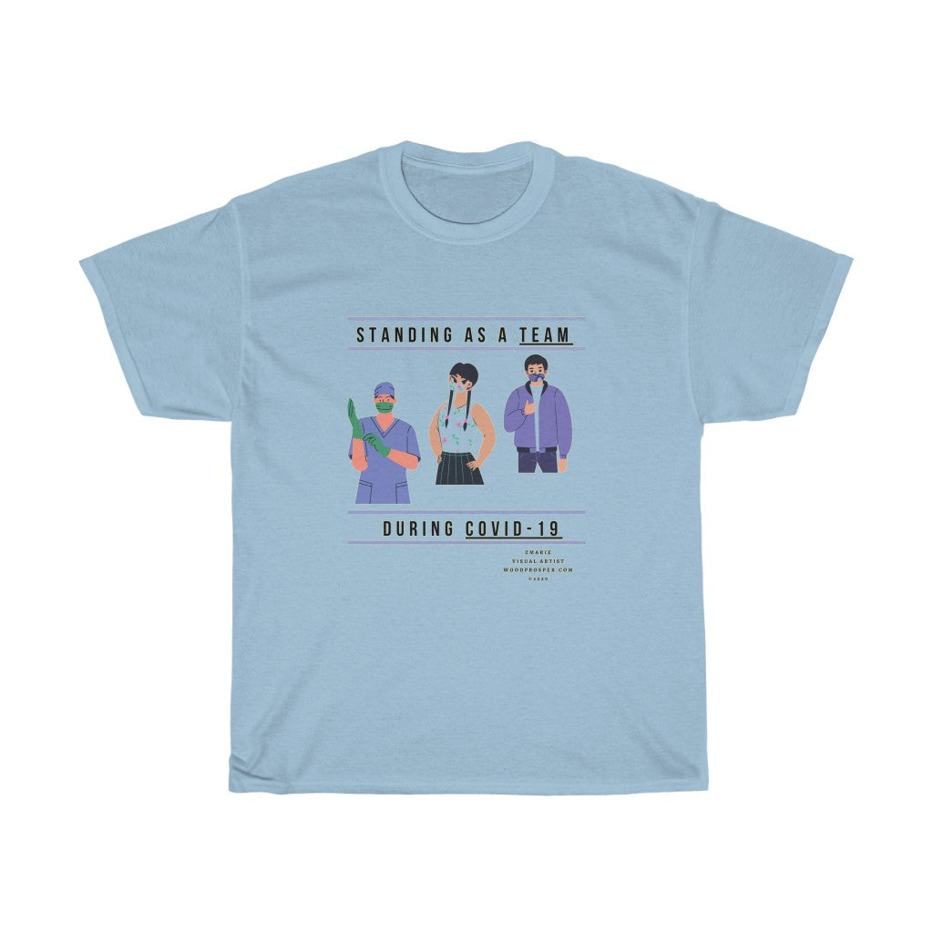 Standing As A Team Unisex Heavy Cotton Tee