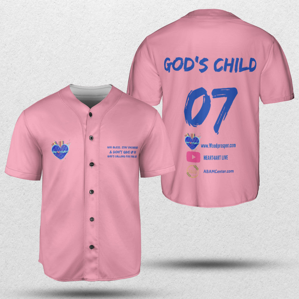 Heart4Art Live Baseball Jersey Without Piping