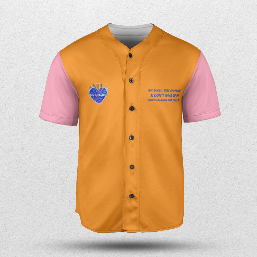 Heart4Art Live Baseball Jersey Without Piping