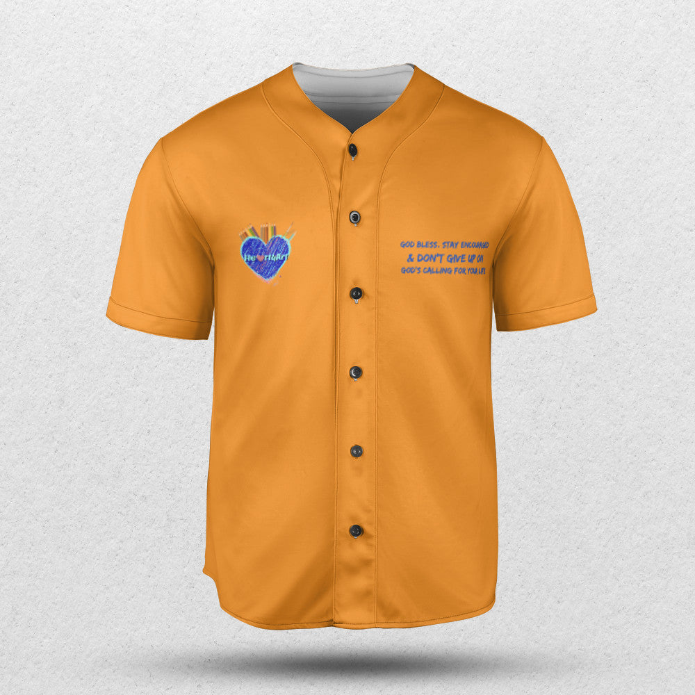 Heart4Art Live Baseball Jersey Without Piping