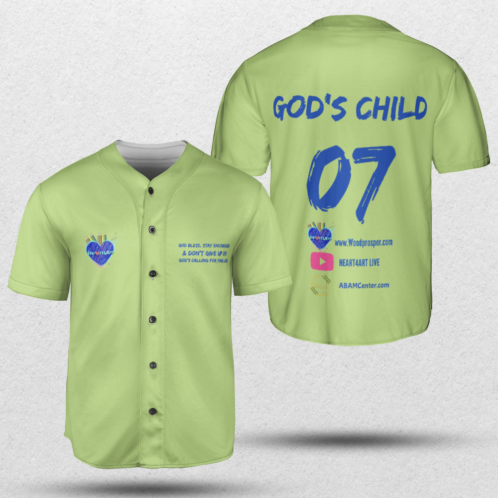 Heart4Art Live Baseball Jersey Without Piping