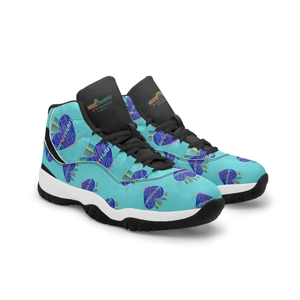 362.  Heart4Art AJ11 Basketball Sneakers (Stripe Customizable)