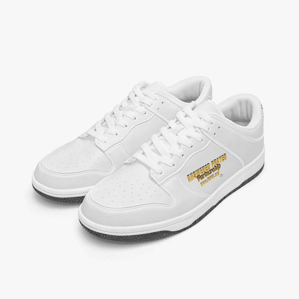 ANSWERED PRAYER PARTNERSHIP Stylish Low-Top Leather Sneakers