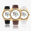 Wood Prosper Italian Olive Lumber Wooden Watch - Leather Strap