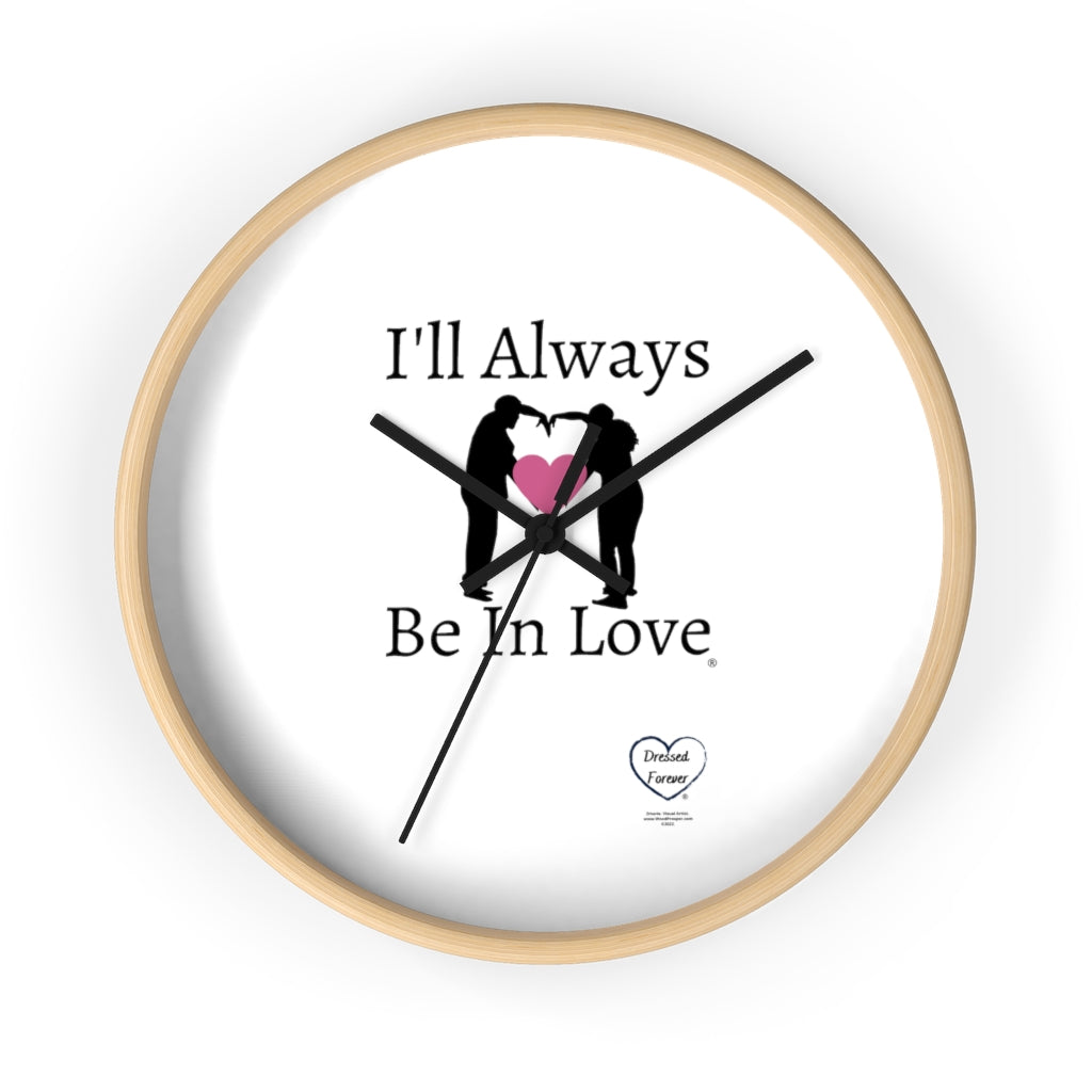 Dressed Forever Wall clock
