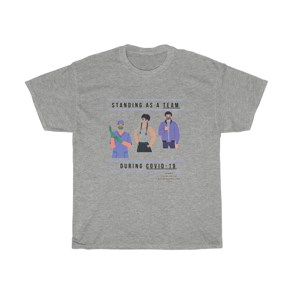 Standing As A Team Unisex Heavy Cotton Tee