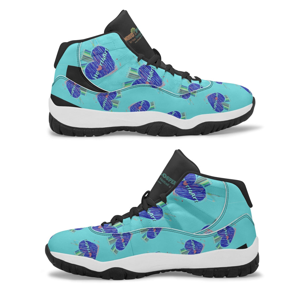 362.  Heart4Art AJ11 Basketball Sneakers (Stripe Customizable)