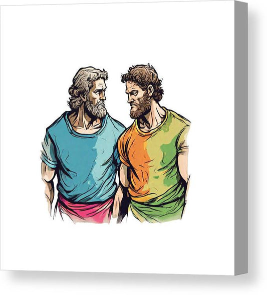 Cain and Abel - Canvas Print