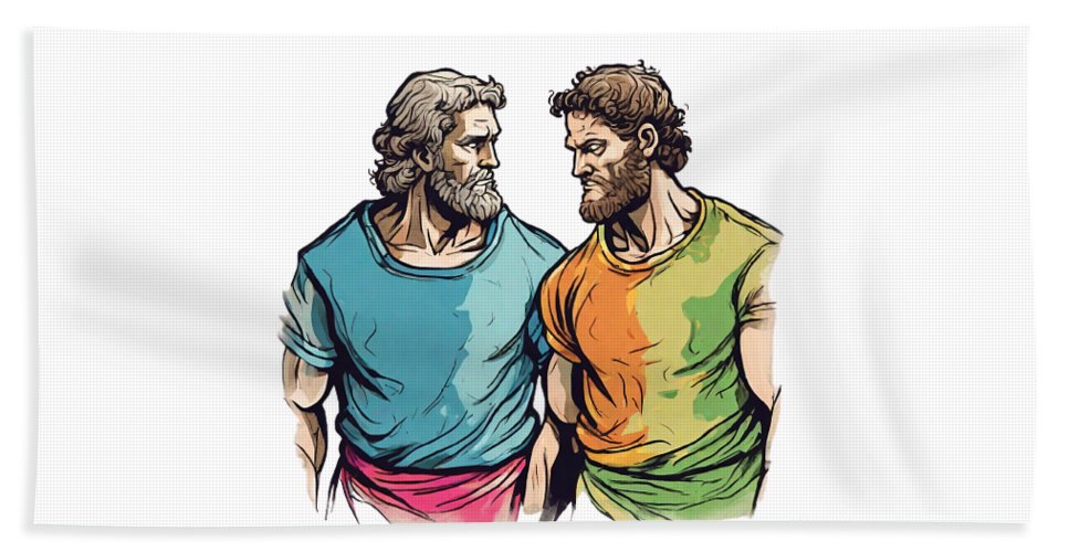 Cain and Abel - Bath Towel
