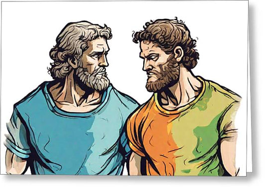 Cain and Abel - Greeting Card