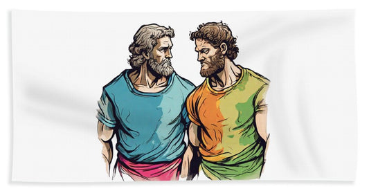 Cain and Abel - Beach Towel