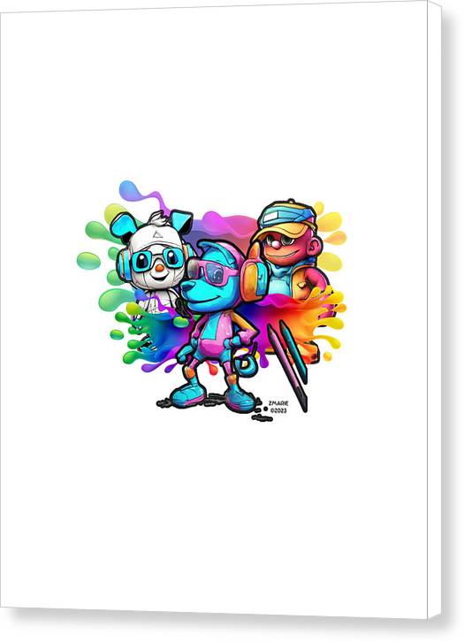 Cartoon Squad - Canvas Print