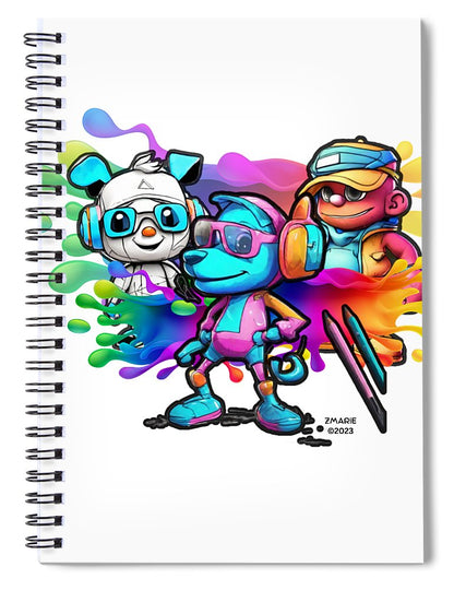 Cartoon Squad - Spiral Notebook