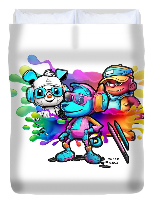 Cartoon Squad - Duvet Cover