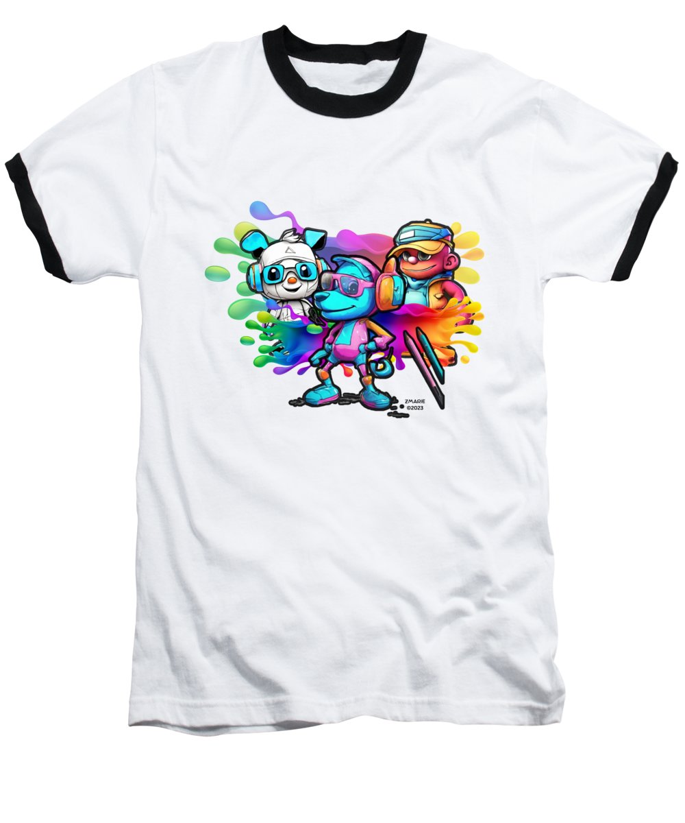 Cartoon Squad - Baseball T-Shirt