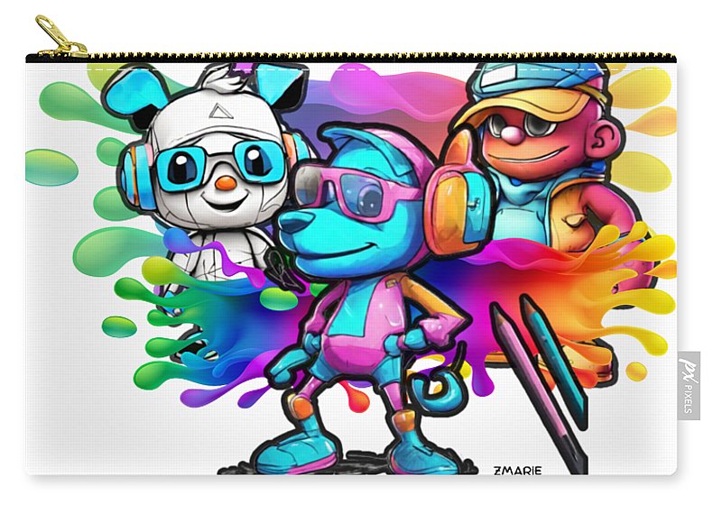 Cartoon Squad - Zip Pouch