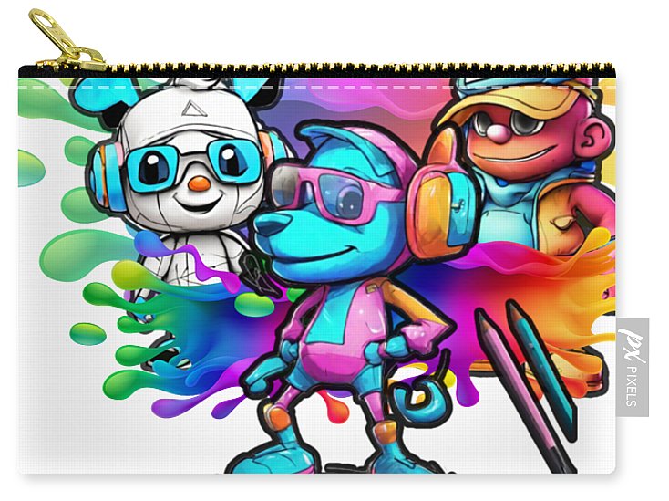 Cartoon Squad - Zip Pouch