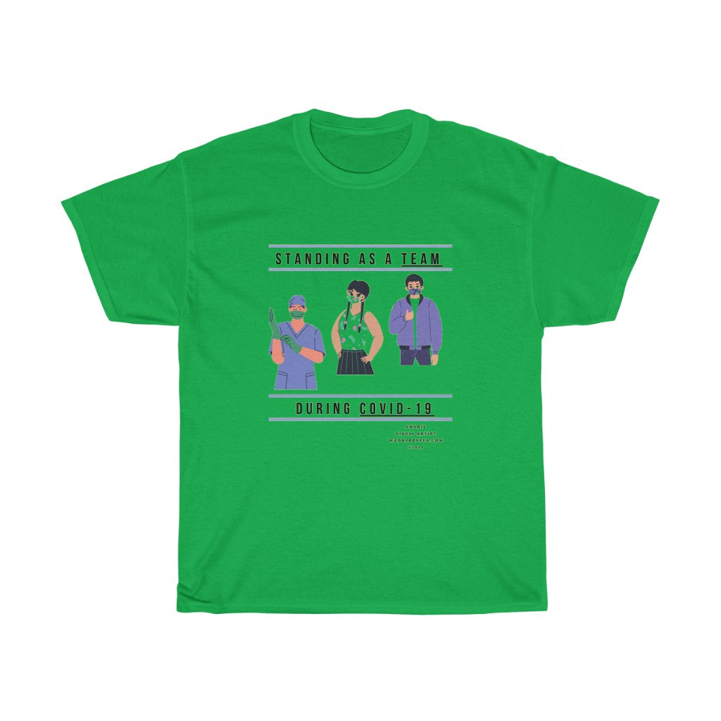 Standing As A Team Unisex Heavy Cotton Tee