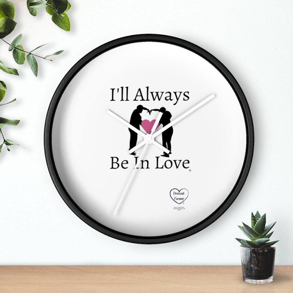 Dressed Forever Wall clock