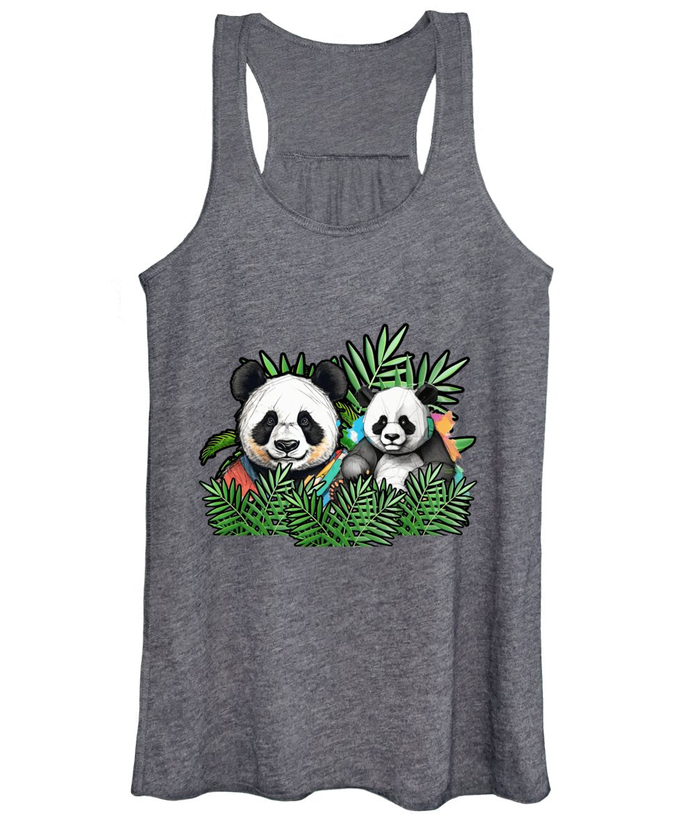 Colorful Panda - Women's Tank Top