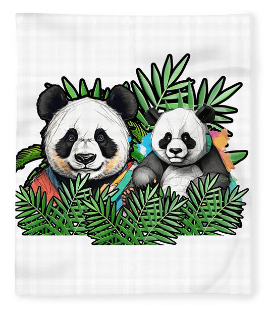 Colorful Panda - Blanket