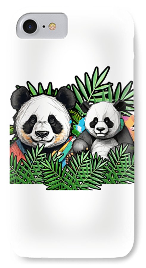 Colorful Panda - Phone Case