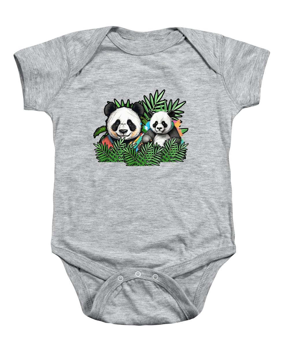 Colorful Panda - Baby Onesie