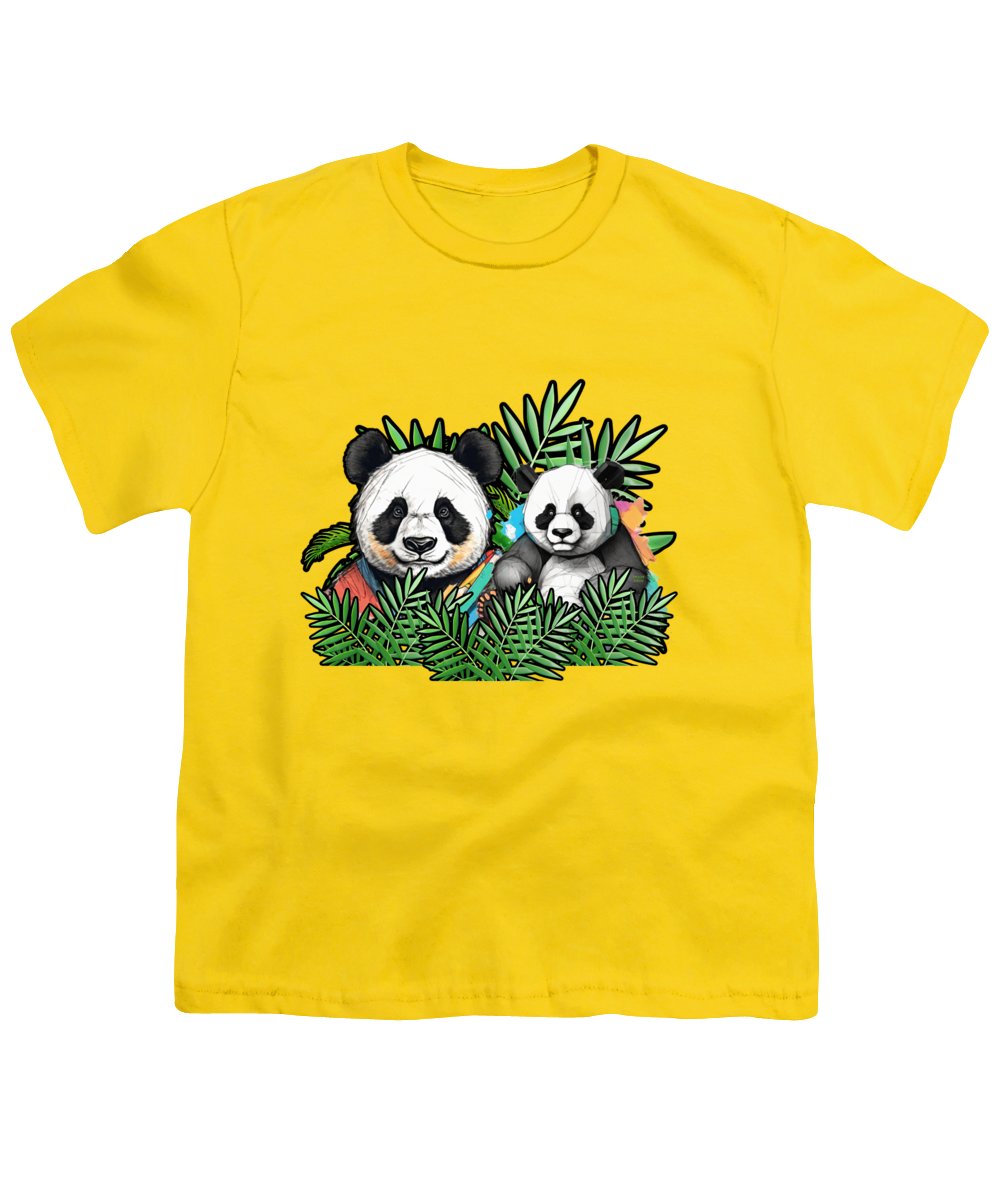 Colorful Panda - Youth T-Shirt