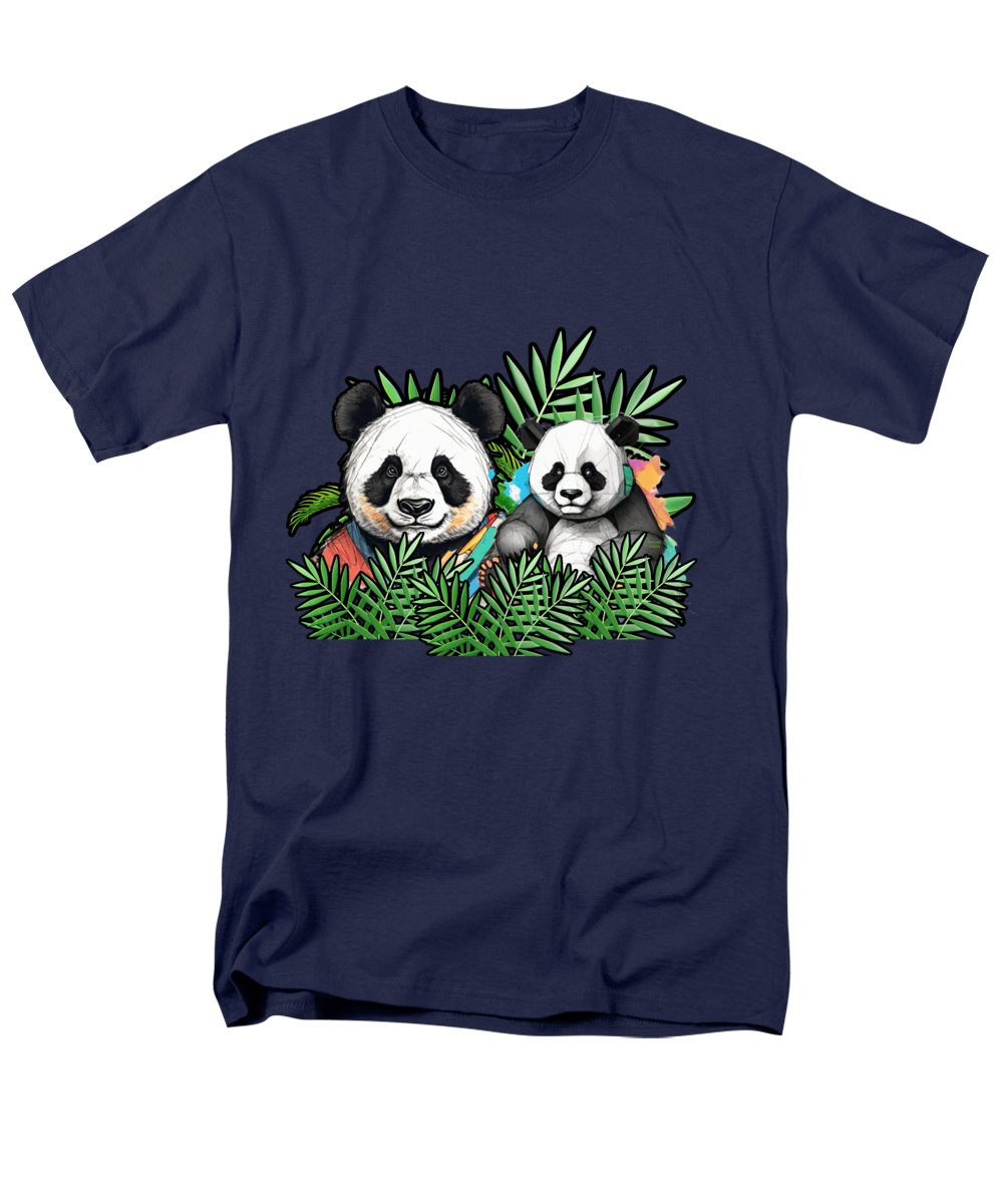 Colorful Panda - Men's T-Shirt  (Regular Fit)