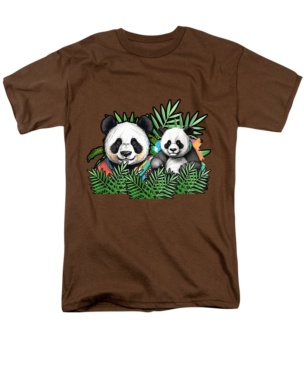 Colorful Panda - Men's T-Shirt  (Regular Fit)