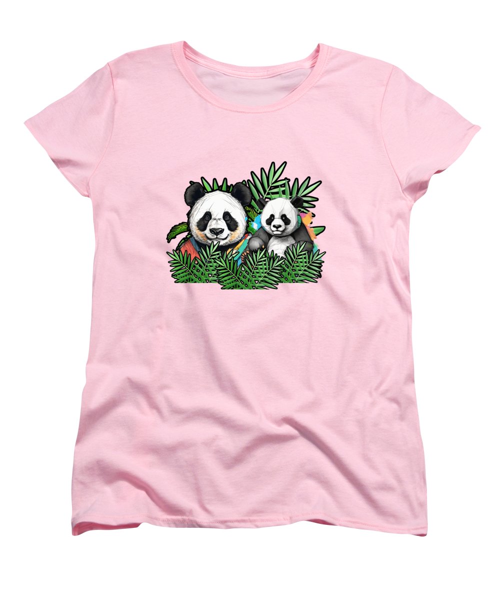 Colorful Panda - Women's T-Shirt (Standard Fit)