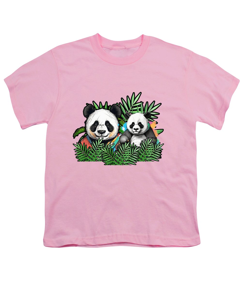 Colorful Panda - Youth T-Shirt