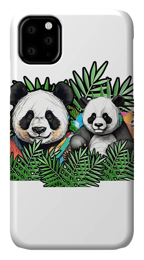 Colorful Panda - Phone Case