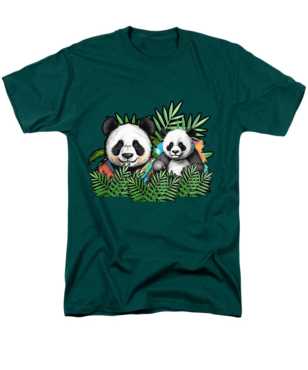 Colorful Panda - Men's T-Shirt  (Regular Fit)
