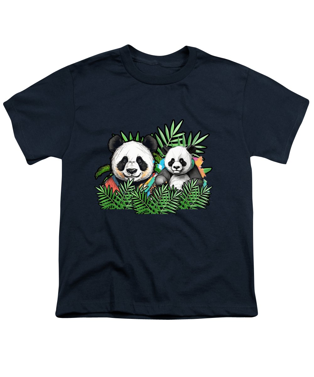 Colorful Panda - Youth T-Shirt