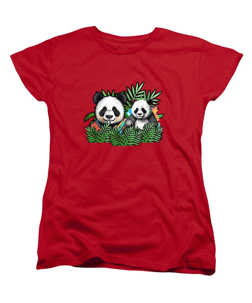 Colorful Panda - Women's T-Shirt (Standard Fit)