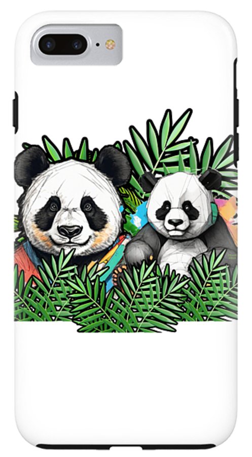 Colorful Panda - Phone Case