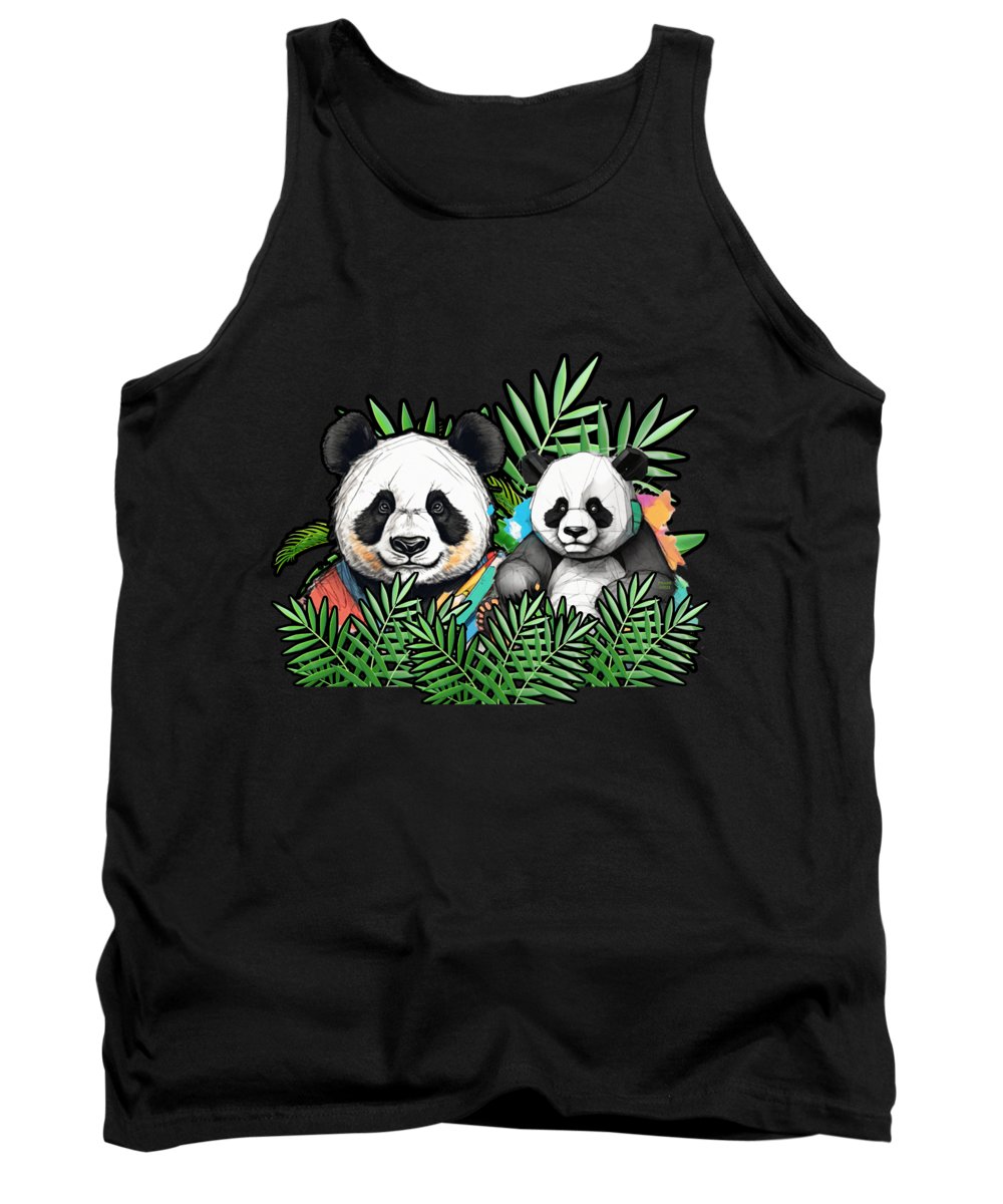 Colorful Panda - Tank Top